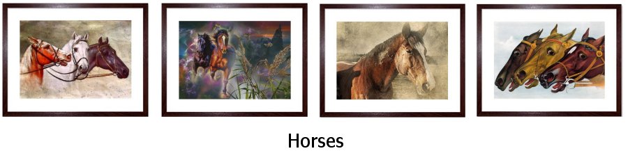 Horses Framed Prints